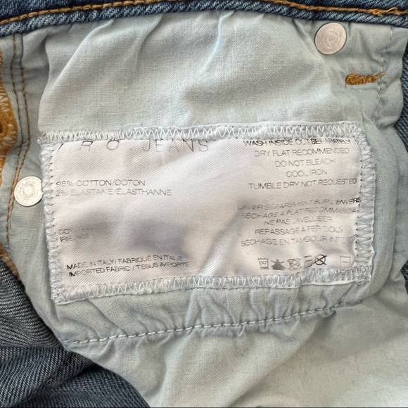 IRO Coy Distressed Low Rise Straight Fit Jeans - Picture 5 of 9